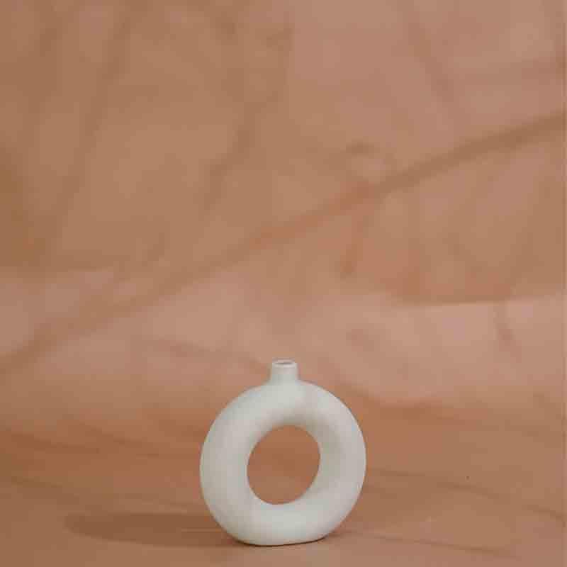 Boho Donut Vase - Blue media 5