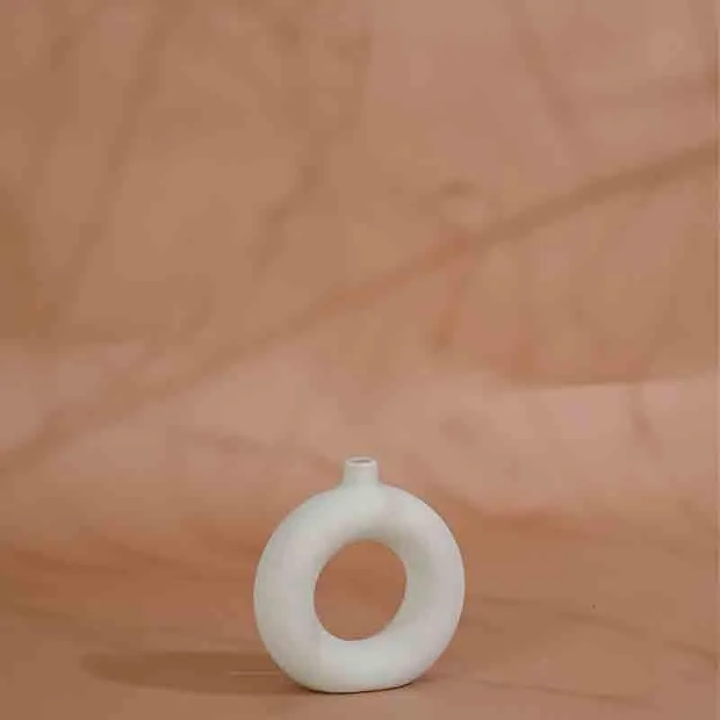 Boho Donut Vase - Blue media 5