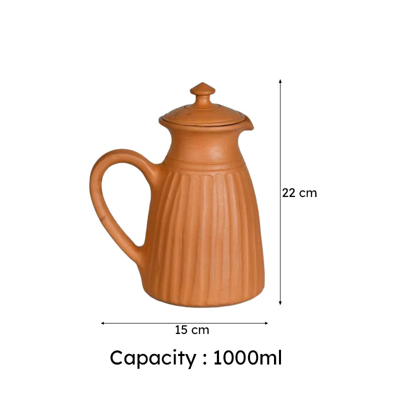 Meraki Terracotta Jug - 1000 ML media 5