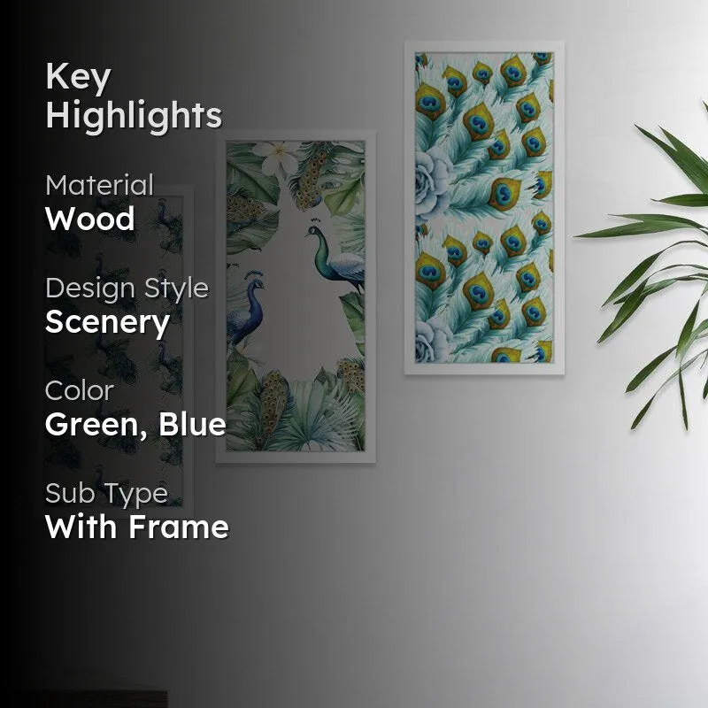 Peacock Print Wall Art media 2