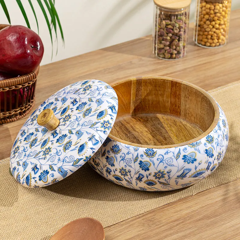 Chintz Charm Mango Wood Casserole media 1