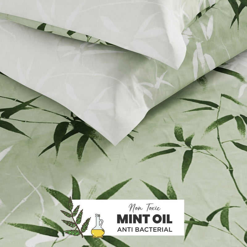 Vornel Cotton Bedsheet (Green) - 144 TC media 6