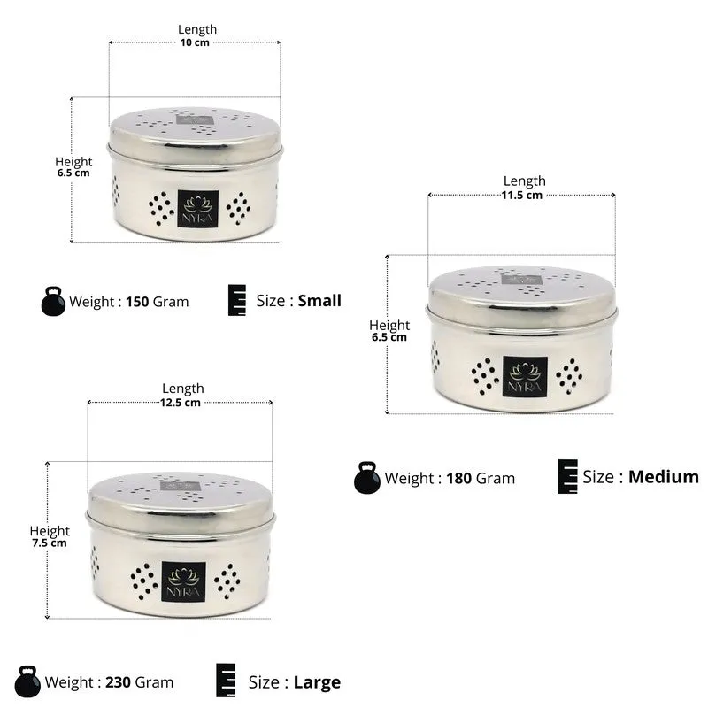 Craft Silver Stainless Steel Container - Set Of Three media 9
