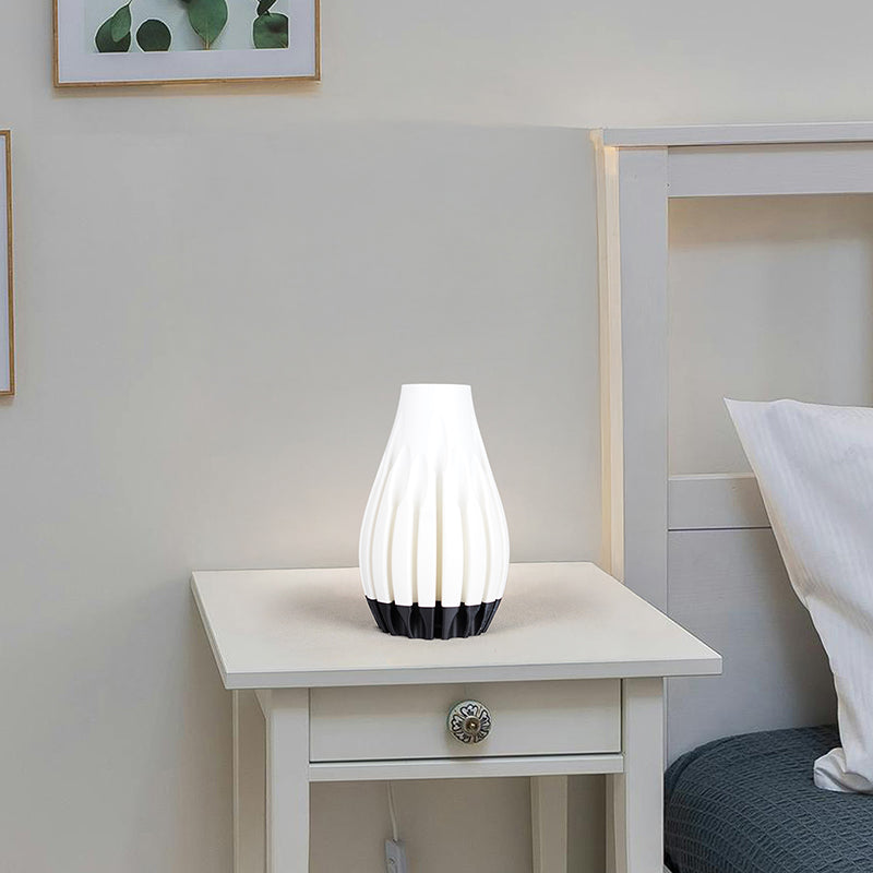 Bio Ray 3D Printed Table Lamp - White,Black media 4