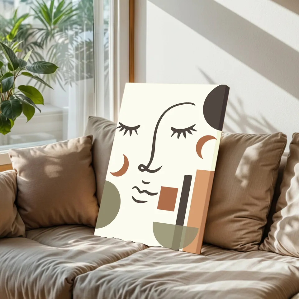 Riverstone Cotton Canvas Wall Painting media 6