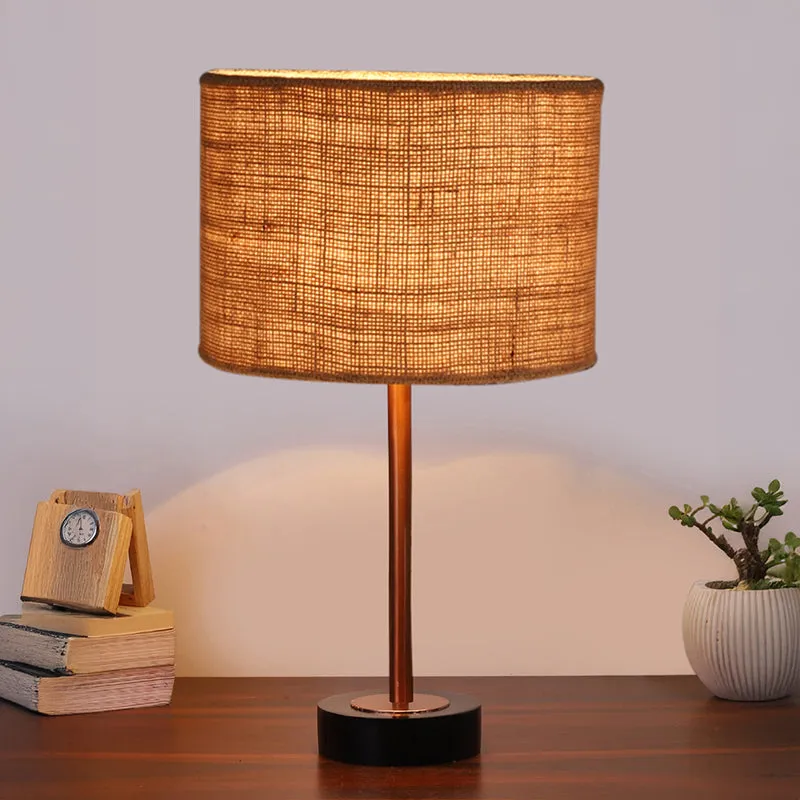 Sienna I Rodin Wooden Table Lamp - Beige,Copper,Black media 2