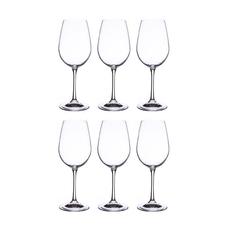 Nova Bohemia Crystal Red Wine Glasses (350 ML) - Set Of Six media 3
