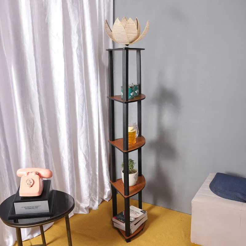PearlCast Floral I Floor Lamp media 3