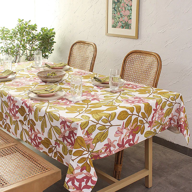 Bougain Bliss Cotton Table Cover media 1