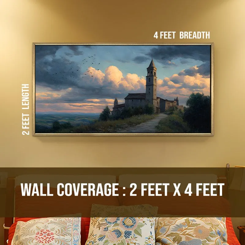 Eternal Horizon Canvas Wall Painting With Frame media 8