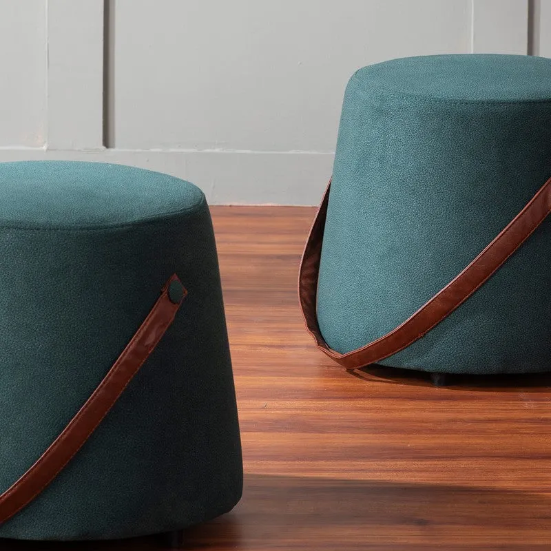 Warm Lounge Pouffe (Green) - Set Of Two media 6