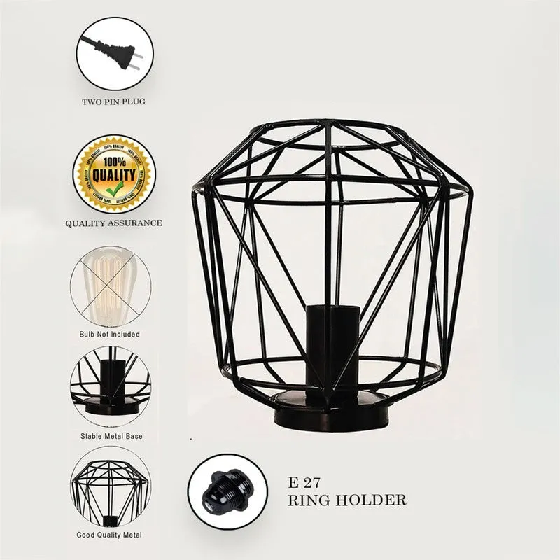 GlowMorph Transformable Metal Table Lamp - Black media 6