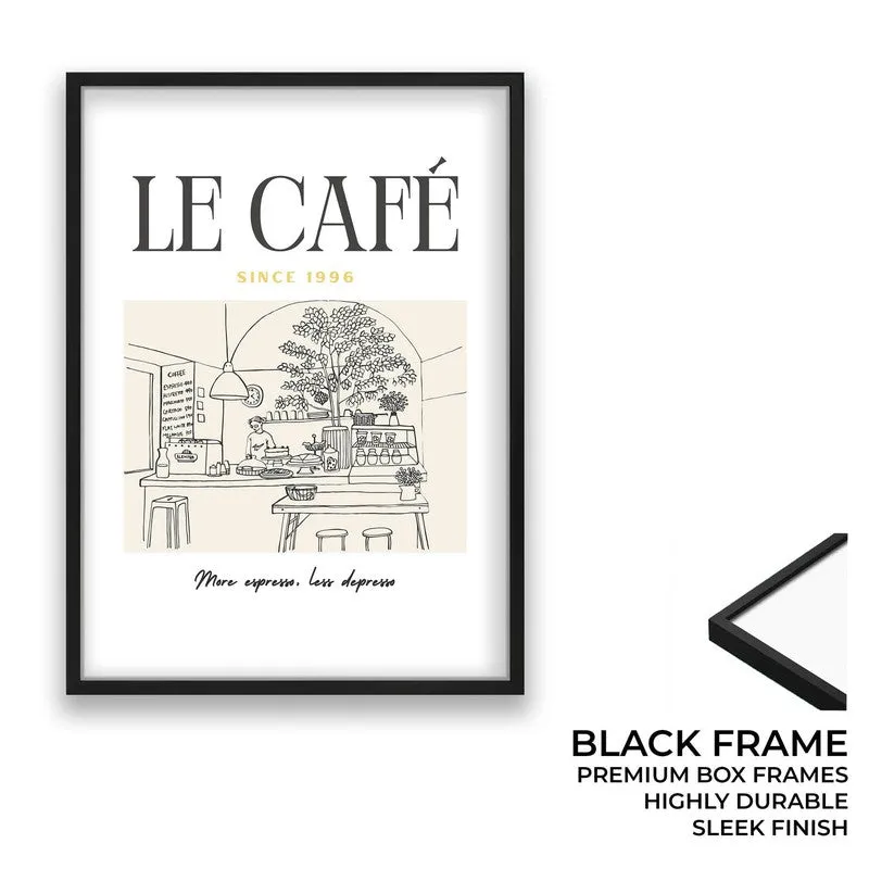 Abstra Kitchen Archival Canvas Wall Art - Black media 8