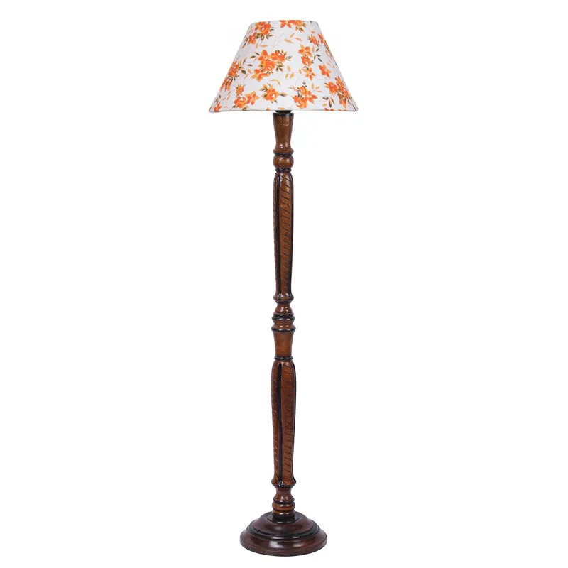 Ibis Hima Vintage Wooden Floor Lamp media 5