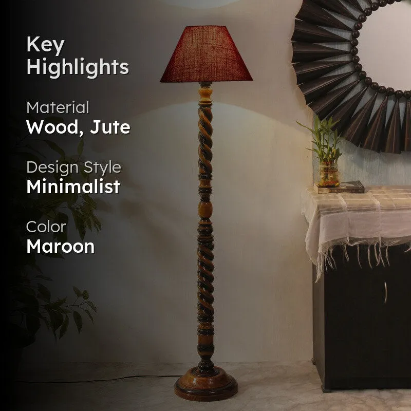 PrismRadiant Floor Lamp (Maroon) media 2