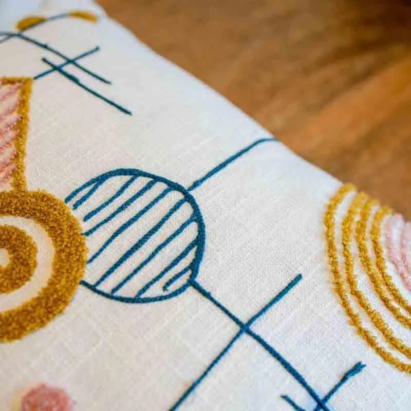 Tinker Geometric Cotton Cushion Cover media 7
