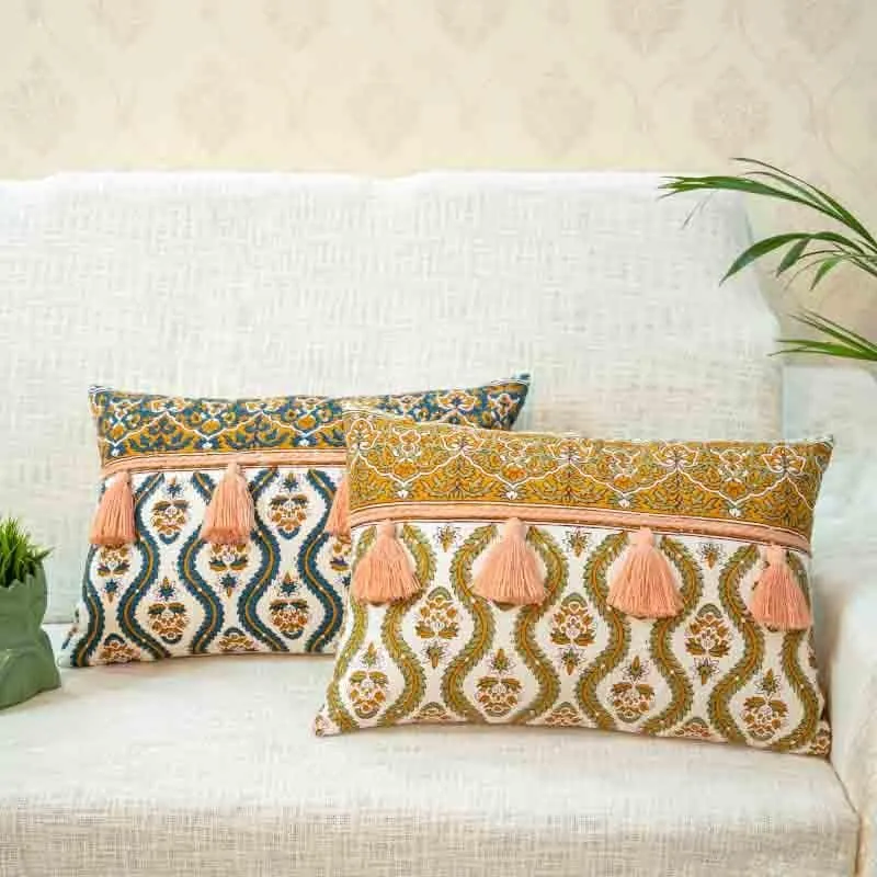 Meera Cushion Cover - Blue media 5