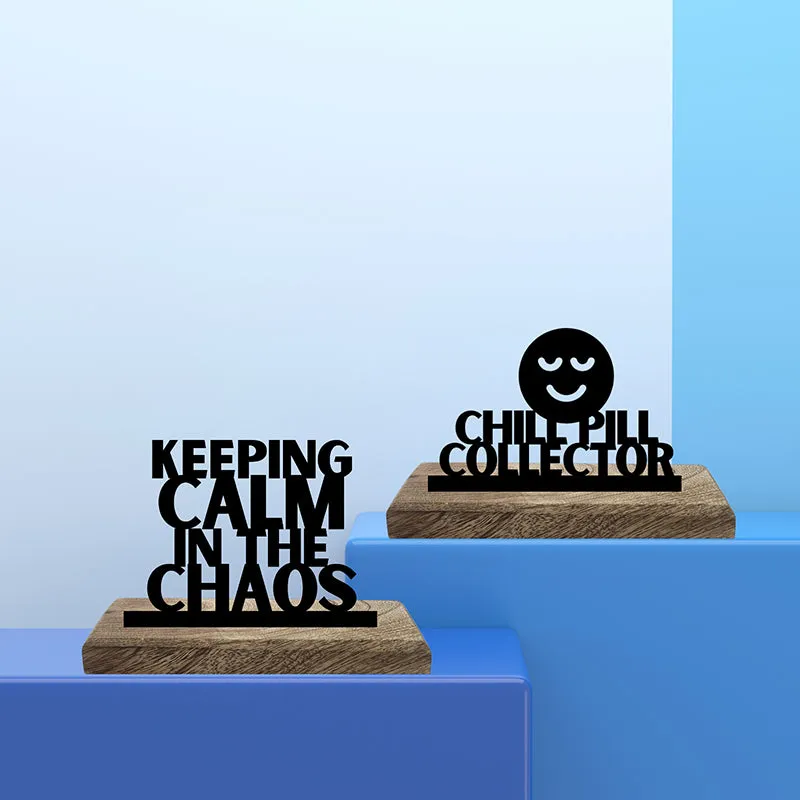 Chill Pill Showpiece - Set Of Two media 1