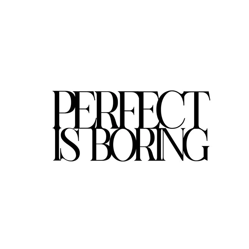 Perfect Is Boring Iron Wall Accent media 3
