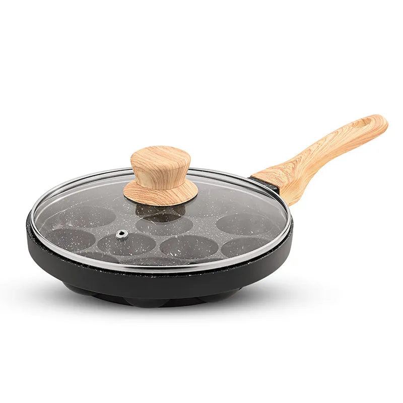 Bergner Aeris Non-Stick Paniyaram Pan With Lid (22 cm) media 6