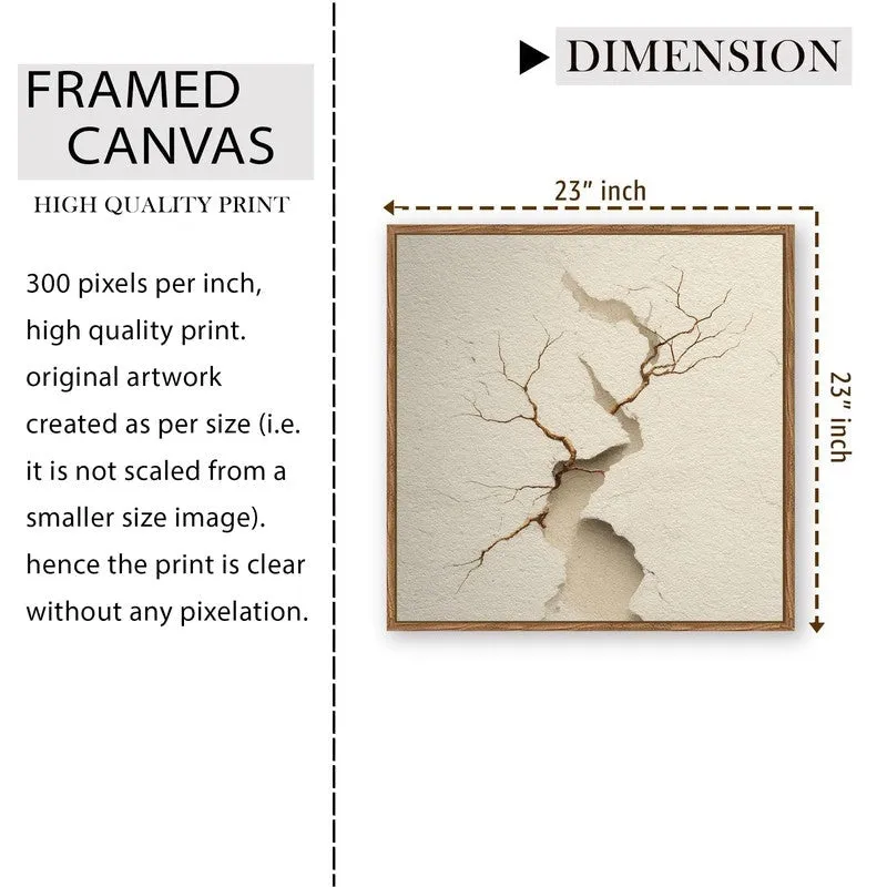 Fractured Form Canvas Wall Art With Frame media 9