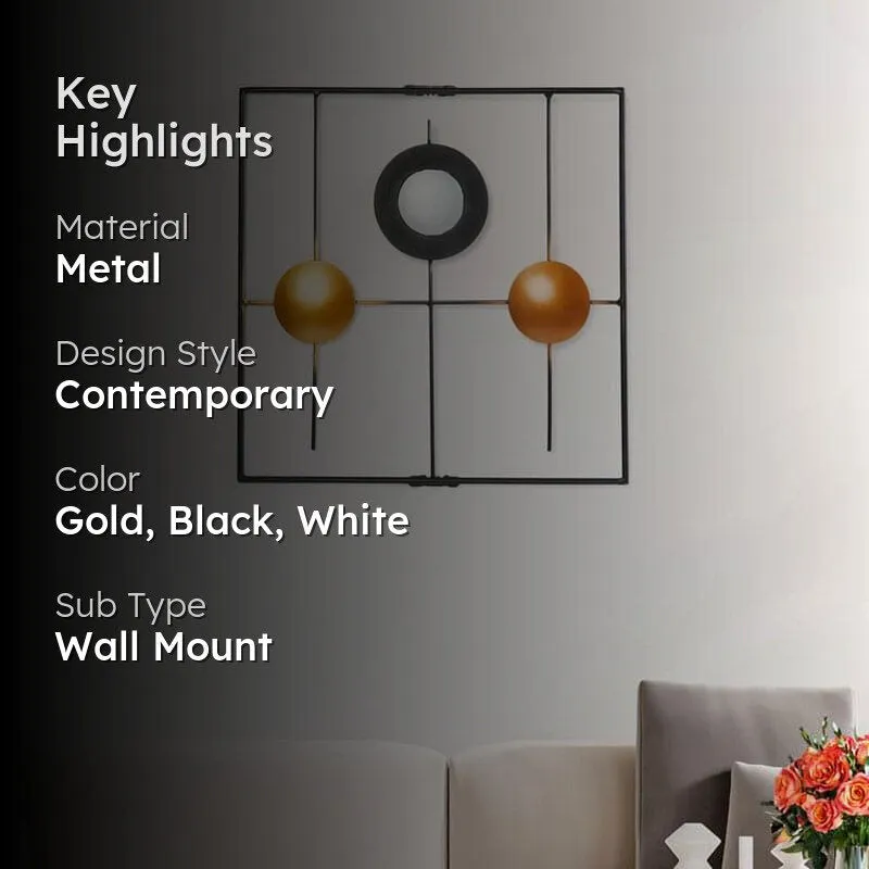 Square Go Metal Wall Accent - Set Of Two media 2