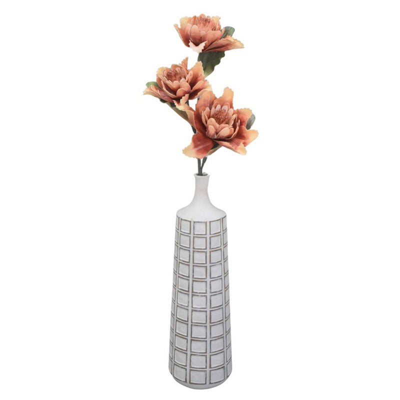 Artistic Take On Artificial Dahlia Flower Stem - Orange media 6