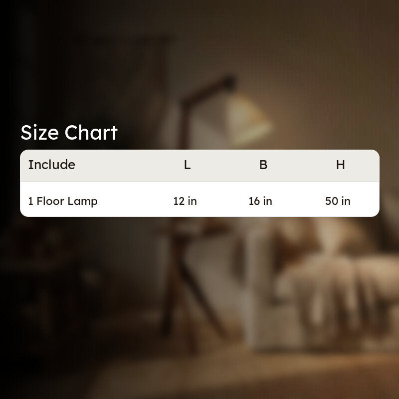 ConicalBeam Wooden Floor Lamp - Brown media 9