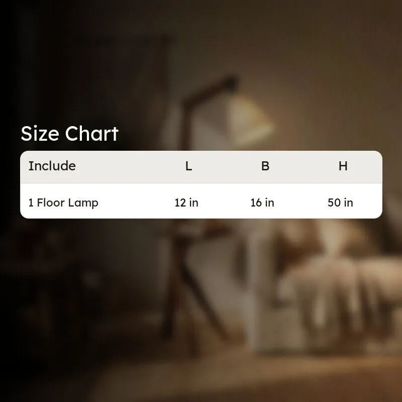 ConicalBeam Wooden Floor Lamp - Brown media 9