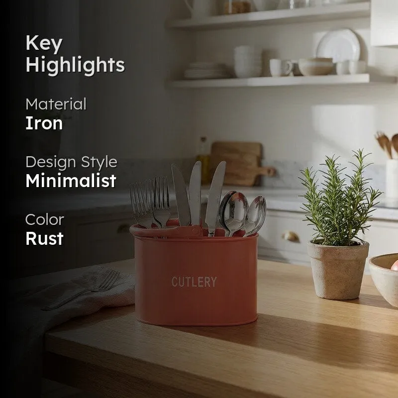Kitchen Harmony Iron Cutlery Stand media 2