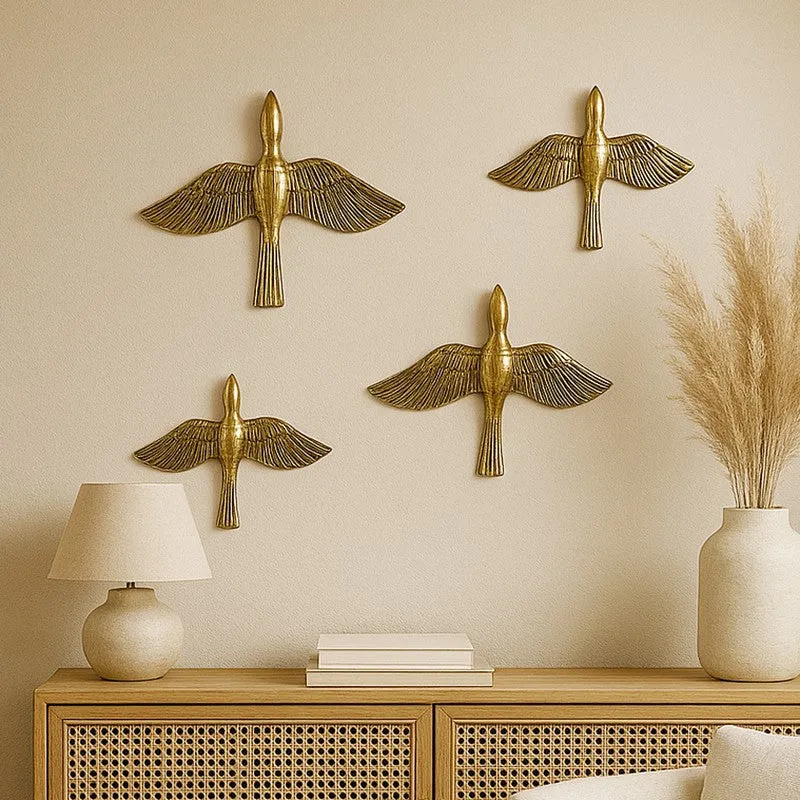 Freedom Flight Aluminium Wall Accents - Set Of Four media 1