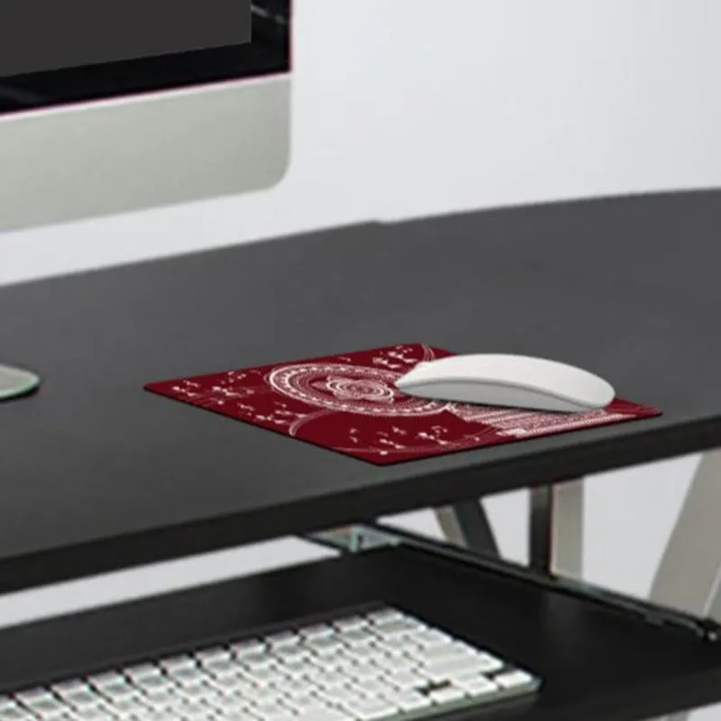 Warli Zeva Mouse Pad - Red media 3