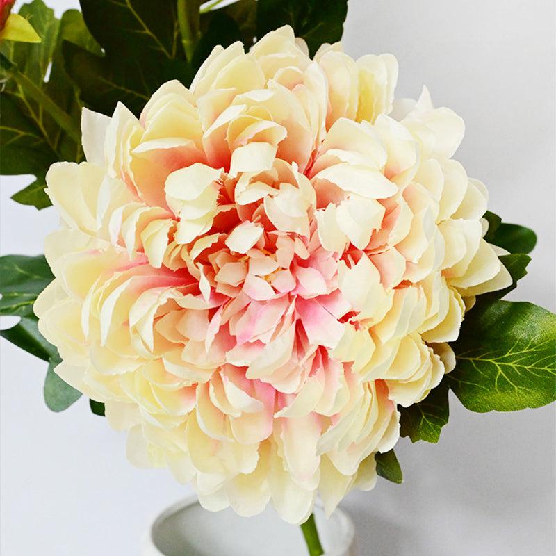 Artificial Decorative Peony Flower Stick - Pink media 3