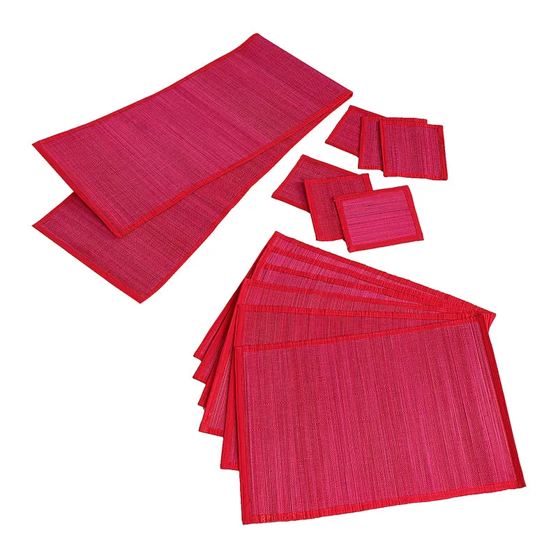 Woodland Nest Bamboo Kitchen Linen Set (Pink) - Thirteen Piece Set media 4