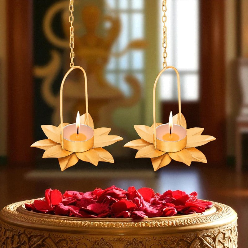 Aurion Tea Light Candle Holder - Set Of Two