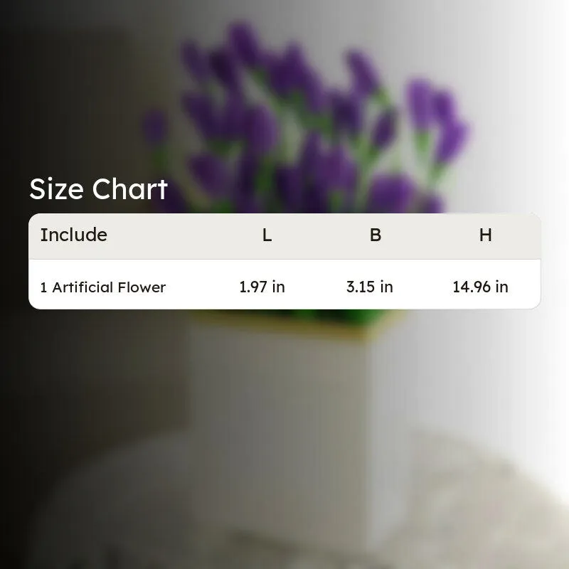 Vibrant Faux Flowers (Purple) Long-Lasting Beauty media 8