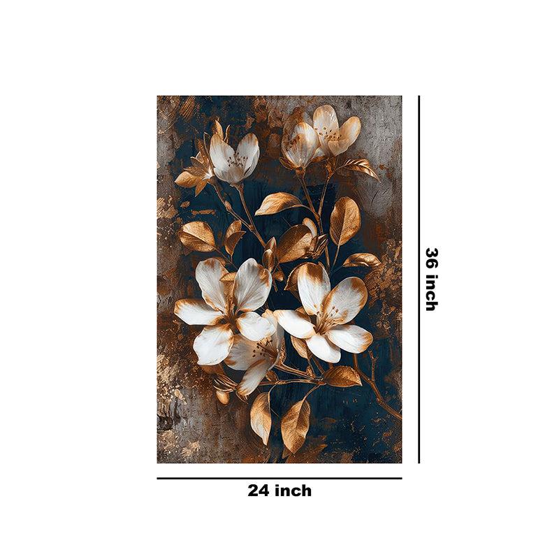 Luxe Fleuris Poly Canvas Wall Painting media 9