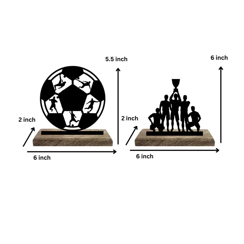 Soccer Fan Club Showpiece - Set Of Two media 5