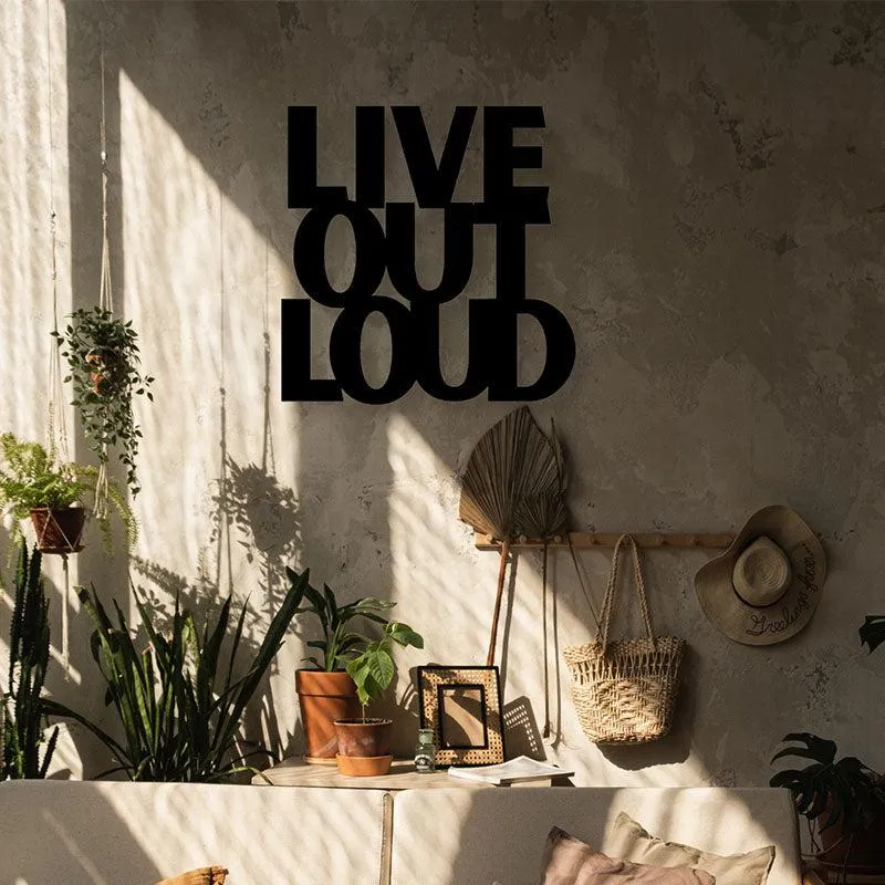 Live Out Loud Iron Wall Accent media 1