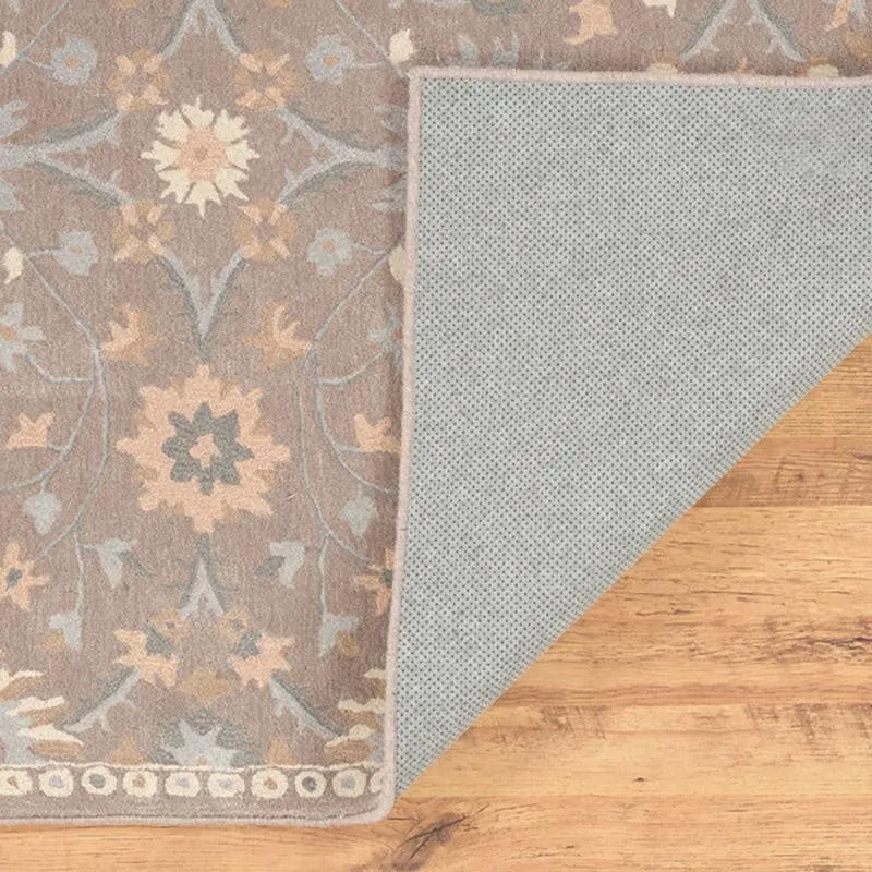 Awen Hand Tufted Ethnic Wool & Nylon Carpet - Grey media 7
