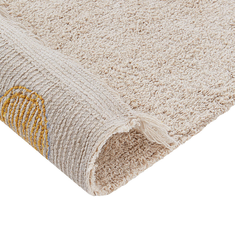 Polka Dream Tufted Cotton Area Rug - Yellow media 5