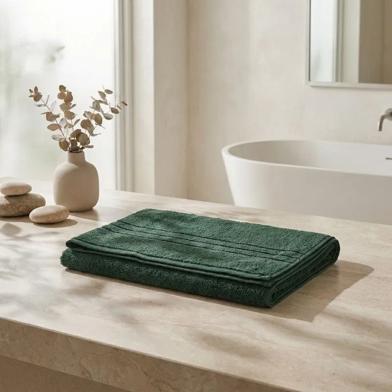 Monte Carlo Clean Wrap Pure Cotton Bath Towel - Green media 1