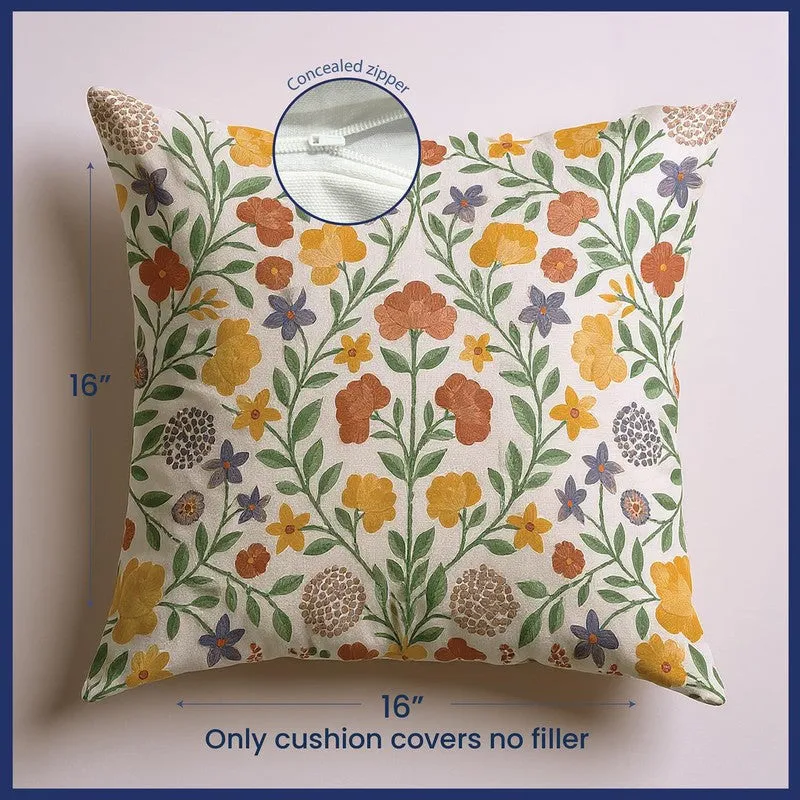 Urban Space Cozea Multicolor Cotton Cushion Cover Set - Set of Three media 6