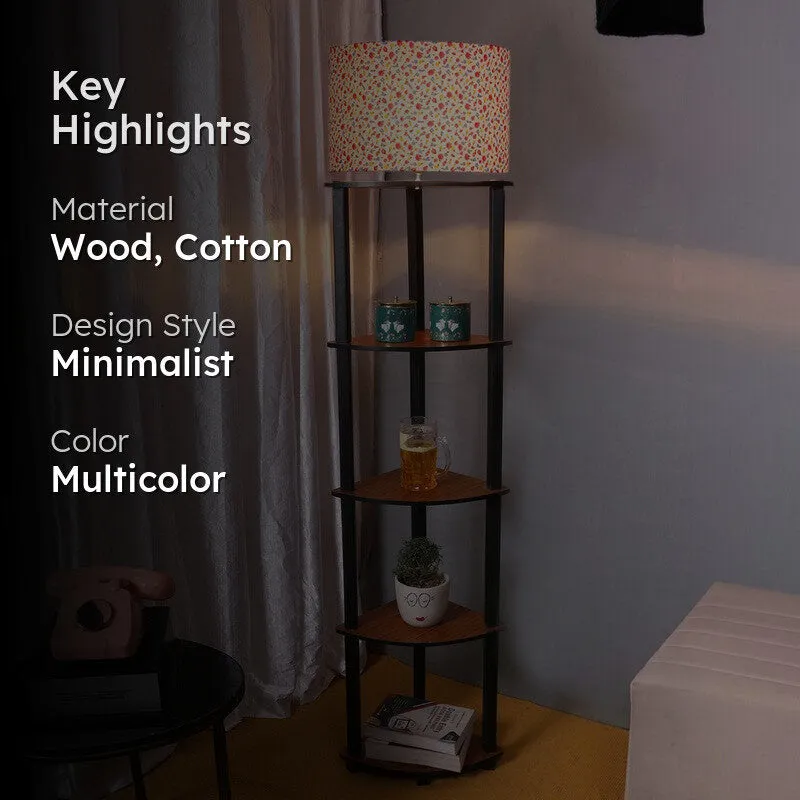 Cylindra Shimmer Floor Lamp media 2
