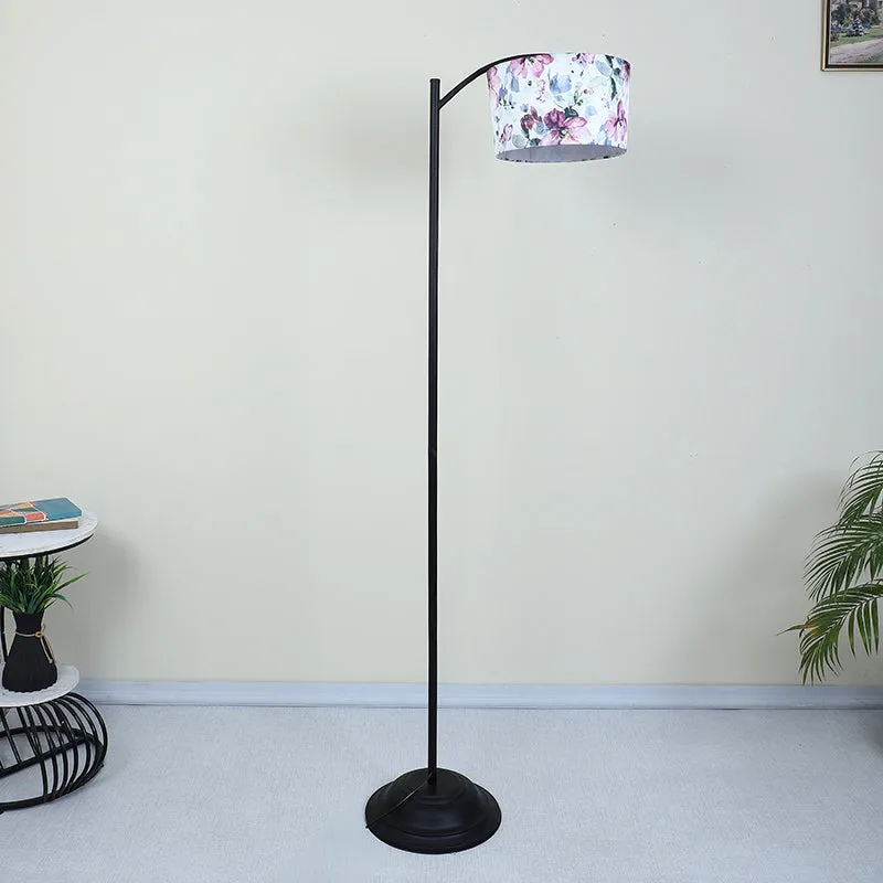 Lumikko Printed Arched Iron Floor Lamp media 3