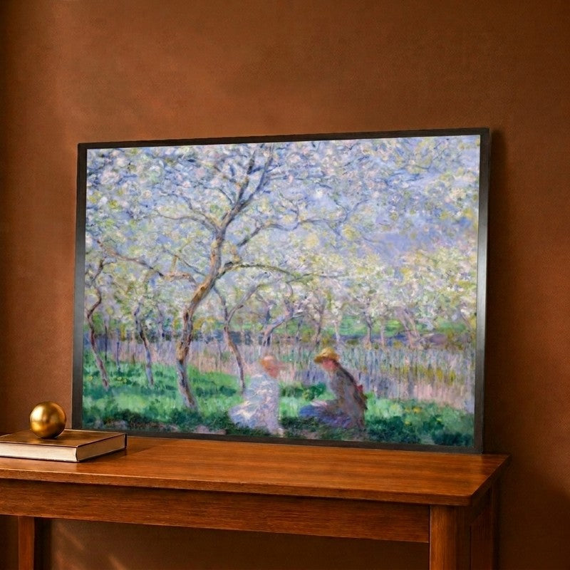 Springtime Canvas Wall Painting - 12 x 9 Inches