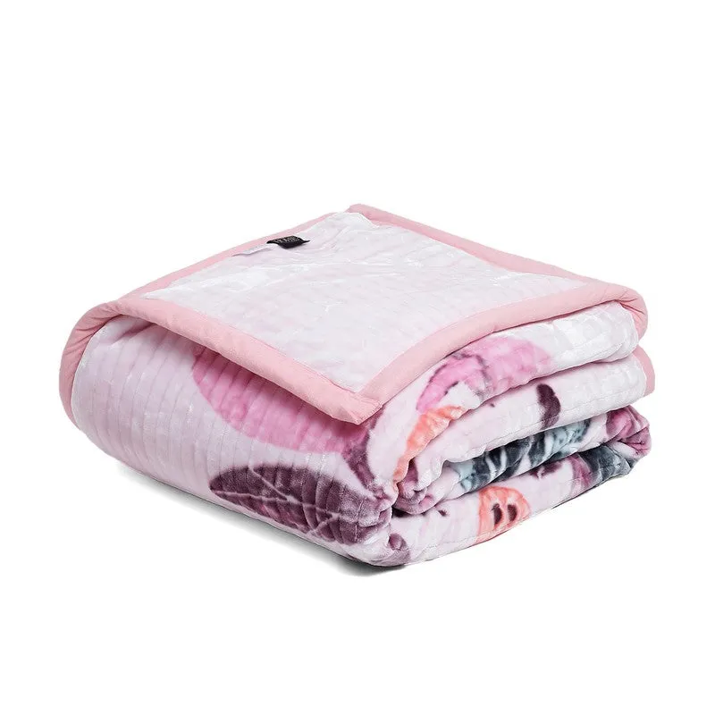 Monte Carlo Blossom Dreamscape Blanket (Pink) - 900 GSM media 5
