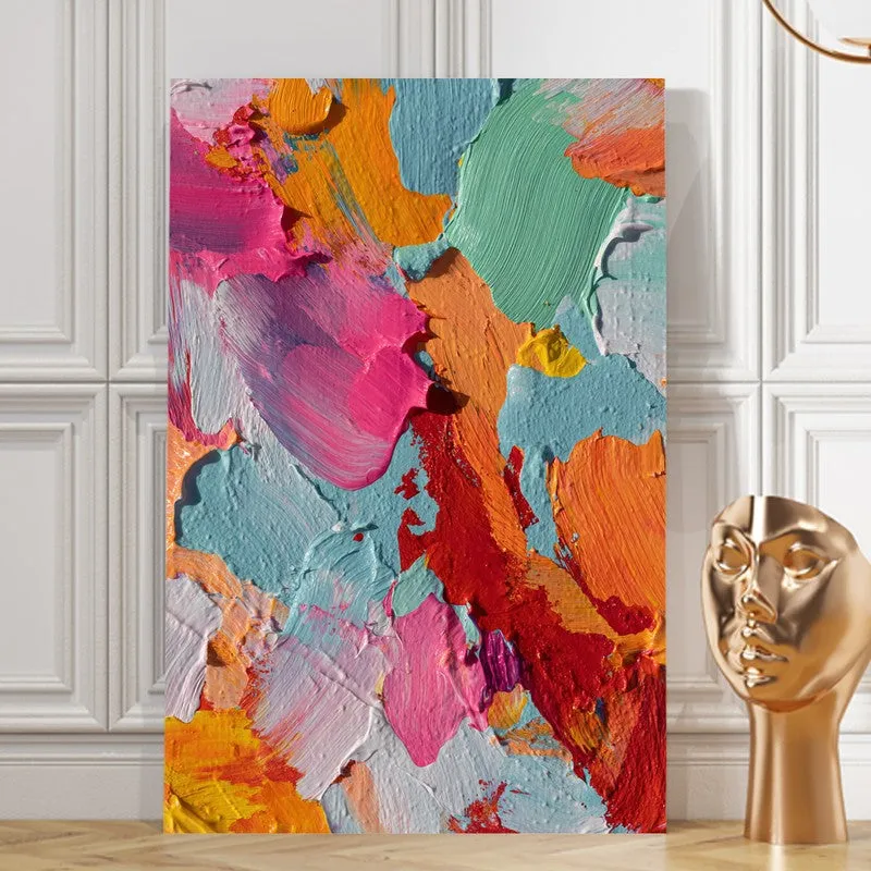 Color Burst Abstract Canvas Wall Art media 8