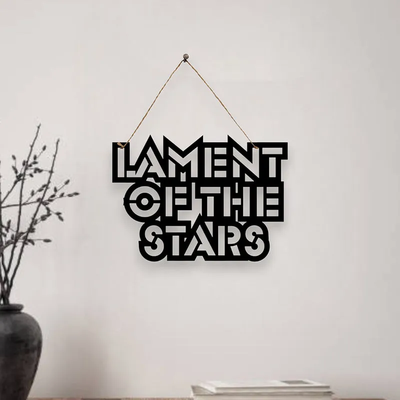 Lament Of Stars Mild Steel Wall Accent media 1