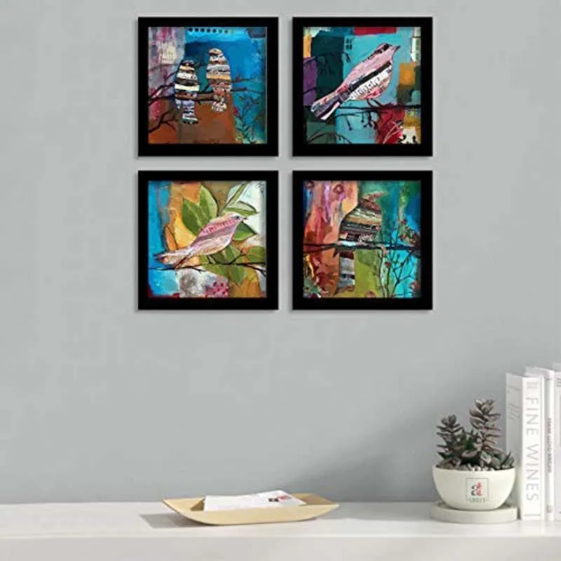 Birds All Over Wall Art - Set Of Four media 1